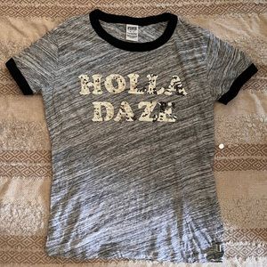 Victoria’s Secret Pink Christmas Ringer Shirt